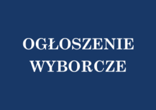 Ogłoszenie wyborcze